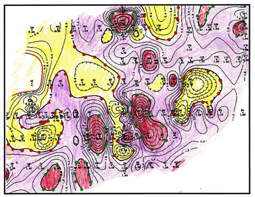  C2+ contours bitumen reservoir
